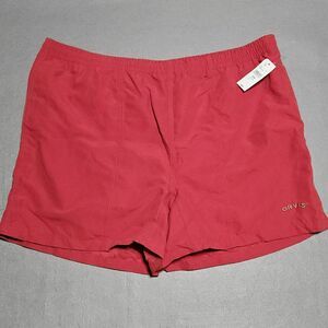 Orvis Swim Shorts Men's XL Mesh Lined Drawstring‎ Red Board Trunks NEW